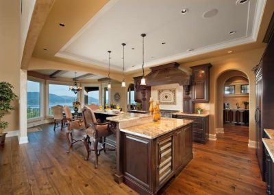 kitchen with view